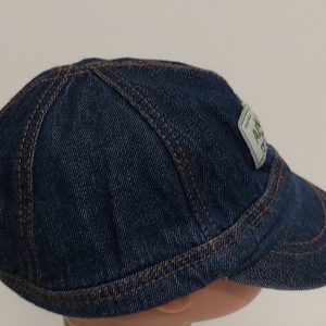 Cappello visiera cotone jeans bimbo baby misura 48