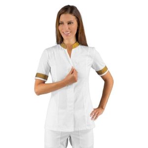 Casacca Hibiscus Lurex gold silver Boheme