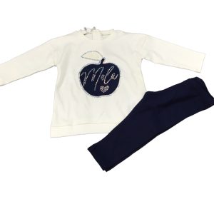 Completo Manica Lunga Bianco e Nero iDO