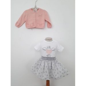 Completo Neonata 3 Pezzi Stelle e Pupi