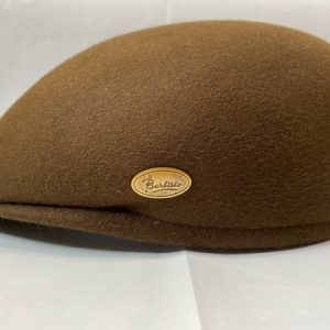 COPPOLA BARBISIO FELTRO LAPIN MARRONE CHIARO TORTORA MADE IN ITALY