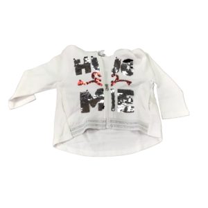 Felpa Bambina Bianca Dodipetto