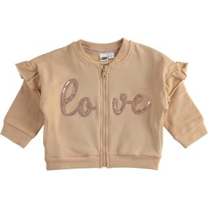 Felpa Bambina Beige iDO
