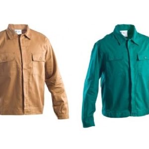 Giubbotto da lavoro beige o verde