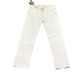 Jeans Bambina Bianco Sarabanda