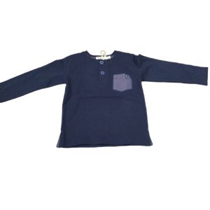 Maglietta Manica Lunga Bambino Blue EMC