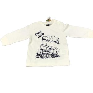 Maglietta Manica Lunga Bianca Bimbo iDo