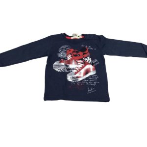 Maglietta Manica Lunga Blue Scuro Bimbo EMC