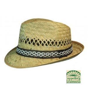 Cappello uomo paglia naturale tesa stretta Made in Italy