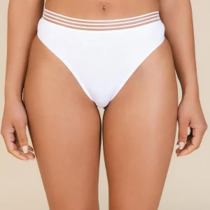 Perizoma con elastico in tulle